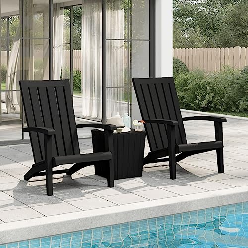 WDGJJFECNMUEHI Garden Chair Balcony Chair Teak Stuhl stühle gartenAdirondack-Gartenstühle 2 STK. Schwarz PolypropylenGeeignet für Gärten, Terrassen und Balkone WDGJJFECNMUEHI Garden Chair Balcony Chair Teak Stuhl stühle gartenAdirondack-Gartenstühle 2 STK. Schwarz PolypropylenGeeignet für Gärten, Terrassen und Balkone von WDGJJFECNMUEHI