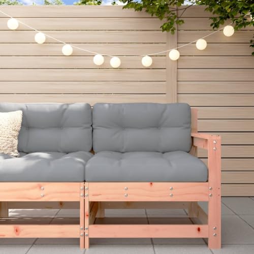 WDGJJFECNMUEHI Garten-Ecksofa Massivholz Douglasie Outdoor Eckcouch Modulares Gartensofa mit Latten-Design für Terrasse Garten Balkon Robustes Douglasienholz Bequeme Sitzgelegenheit von WDGJJFECNMUEHI