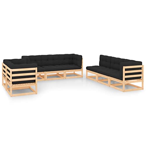 WDGJJFECNMUEHI Garten-Essstühle 3 STK. mit Kissen Massivholz Akazie Essstühle Gartenstühle Hängesessel Regiestuhl Klappbar für Balkon Garten Pavillon Terrasse von WDGJJFECNMUEHI