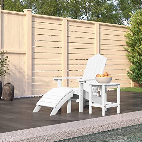 WDGJJFECNMUEHI Garten Stuhl stapelstühle Folding chairAdirondack-Gartenstuhl mit Hocker & Tisch HDPE WeißGeeignet für Gärten, Terrassen und Balkone WDGJJFECNMUEHI Garten Stuhl stapelstühle Folding chairAdirondack-Gartenstuhl mit Hocker & Tisch HDPE WeißGeeignet für Gärten, Terrassen und Balkone von WDGJJFECNMUEHI