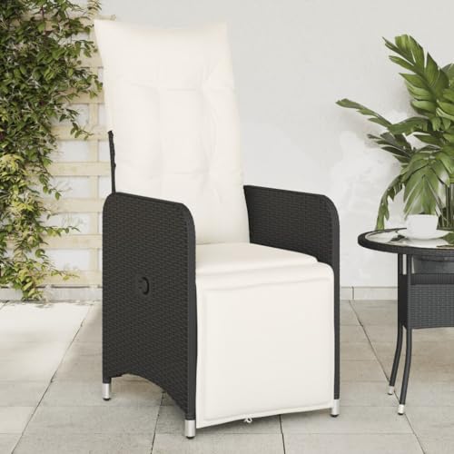 WDGJJFECNMUEHI Garten Stuhl stapelstühle Folding chairGartensessel mit Kissen 2 STK. Verstellbar Schwarz Poly RattanGeeignet für Gärten, Terrassen und Balkone WDGJJFECNMUEHI Garten Stuhl stapelstühle Folding chairGartensessel mit Kissen 2 STK. Verstellbar Schwarz Poly RattanGeeignet für Gärten, Terrassen und Balkone von WDGJJFECNMUEHI