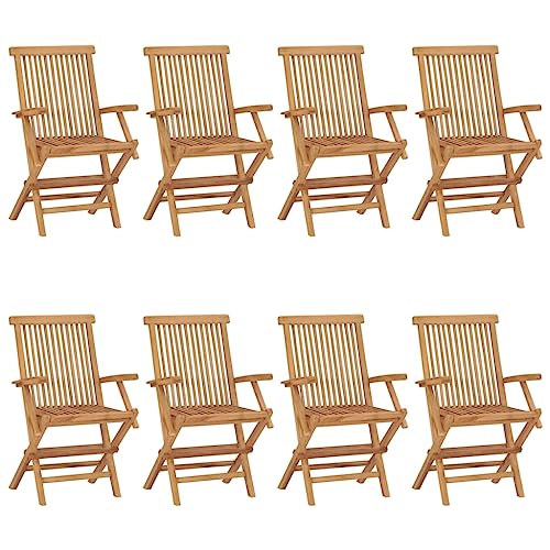 WDGJJFECNMUEHI Garten Stuhl stapelstühle Folding chairGartenstühle 8 STK. Massivholz TeakGeeignet für Gärten, Terrassen und Balkone WDGJJFECNMUEHI Garten Stuhl stapelstühle Folding chairGartenstühle 8 STK. Massivholz TeakGeeignet für Gärten, Terrassen und Balkone von WDGJJFECNMUEHI