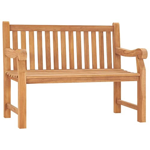 WDGJJFECNMUEHI Gartenbank 114 cm Massivholz Teak Outdoor Garden Bench Weather Resistant Durable Teakwood Patio Furniture for Terrace Garden Pond Relaxation WDGJJFECNMUEHI Gartenbank 114 cm Massivholz Teak Outdoor Garden Bench Weather Resistant Durable Teakwood Patio Furniture for Terrace Garden Pond Relaxation von WDGJJFECNMUEHI