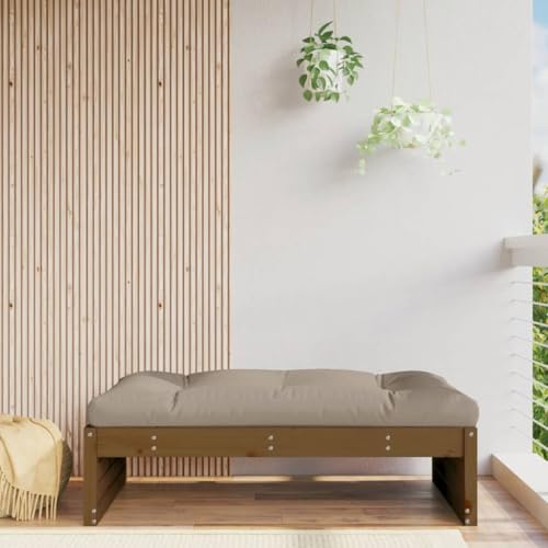 WDGJJFECNMUEHI Gartenhocker Honigbraun 120x80 cm Massivholz Kiefer Outdoor Hocker mit Latten-Design für Garten Terrasse Balkon, Robuster Holzrahmen, Modulares Design, 110 kg Belastbarkeit WDGJJFECNMUEHI Gartenhocker Honigbraun 120x80 cm Massivholz Kiefer Outdoor Hocker mit Latten-Design für Garten Terrasse Balkon, Robuster Holzrahmen, Modulares Design, 110 kg Belastbarkeit von WDGJJFECNMUEHI