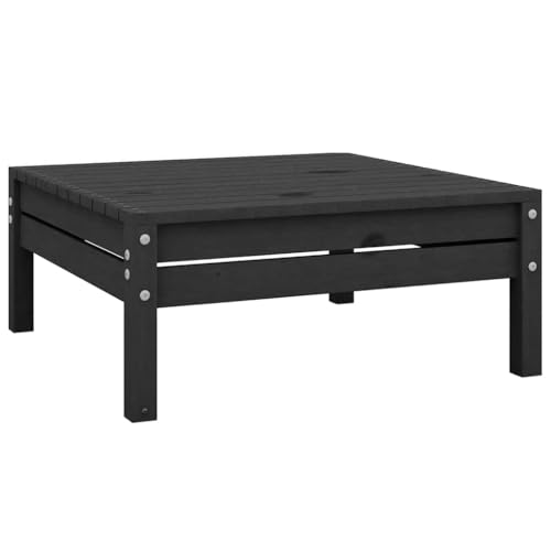 WDGJJFECNMUEHI Gartenhocker Schwarz Massivholz Kiefer Outdoor Hocker für Garten Balkon Terrasse - Robustes Kiefernholz 110kg Tragkraft Modular Flexibel Wetterfest Relaxen WDGJJFECNMUEHI Gartenhocker Schwarz Massivholz Kiefer Outdoor Hocker für Garten Balkon Terrasse - Robustes Kiefernholz 110kg Tragkraft Modular Flexibel Wetterfest Relaxen von WDGJJFECNMUEHI