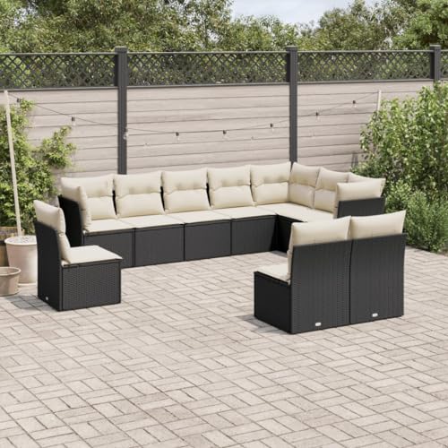 WDGJJFECNMUEHI Gartenstühle mit Kissen 2 STK. Grau Poly Rattan Akazienholz Balkon Set Balkonstuhl Hängesessel Sunset Chair für Garten Schlafzimmer Hof Balkon von WDGJJFECNMUEHI