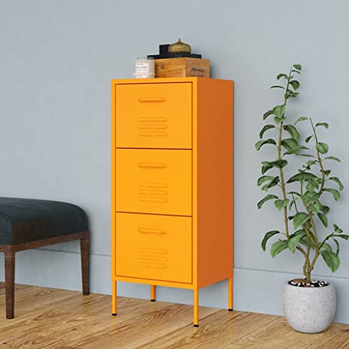 WDGJJFECNMUEHI Lagerschrank Senfgelb 42,5x35x101,5 cm Stahl Aufbewahrungsschrank mit 3 Schubladen, Küchenregal Organizer, Stahlschrank für Wohnzimmer Büro Garage, 60 kg Tragfähigkeit WDGJJFECNMUEHI Lagerschrank Senfgelb 42,5x35x101,5 cm Stahl Aufbewahrungsschrank mit 3 Schubladen, Küchenregal Organizer, Stahlschrank für Wohnzimmer Büro Garage, 60 kg Tragfähigkeit von WDGJJFECNMUEHI