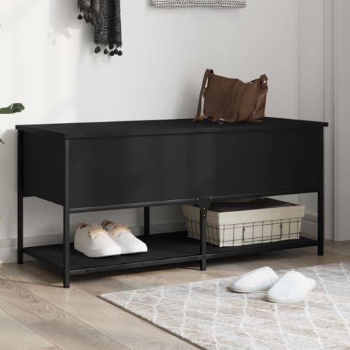 WDGJJFECNMUEHI Ratan gartenmöbel Set essgruppen glastischGartentisch mit Glasplatte Schwarz 115x54x74 cm Poly RattanGeeignet für Garten- und Terrassenrestaurants von WDGJJFECNMUEHI