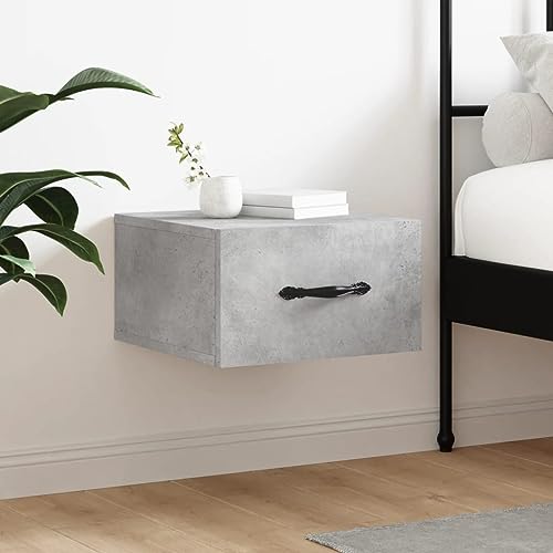 WDGJJFECNMUEHI Wand-Nachttisch Betongrau 35x35x20 cm Floating Bedside Table Wall Mounted Storage Shelf with Display Space for Bedroom Living Room Modern Home Decor WDGJJFECNMUEHI Wand-Nachttisch Betongrau 35x35x20 cm Floating Bedside Table Wall Mounted Storage Shelf with Display Space for Bedroom Living Room Modern Home Decor von WDGJJFECNMUEHI