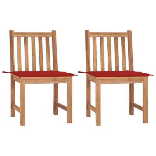 WDGJJFECNMUEHI balkonmöbel klappbar Camping Stuhl klappbarGartenstühle 2 STK. mit Kissen Massivholz TeakGeeignet für Gärten, Terrassen und Balkone WDGJJFECNMUEHI balkonmöbel klappbar Camping Stuhl klappbarGartenstühle 2 STK. mit Kissen Massivholz TeakGeeignet für Gärten, Terrassen und Balkone von WDGJJFECNMUEHI