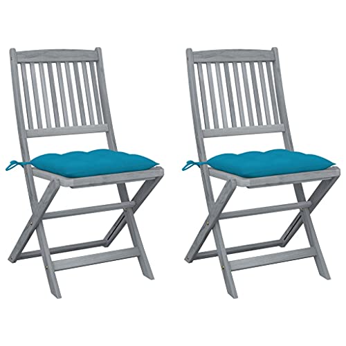 WDGJJFECNMUEHI balkonmöbel klappbar Camping Stuhl klappbarKlappbare Gartenstühle 2 STK. mit Kissen Massivholz AkazieGeeignet für Gärten, Terrassen und Balkone WDGJJFECNMUEHI balkonmöbel klappbar Camping Stuhl klappbarKlappbare Gartenstühle 2 STK. mit Kissen Massivholz AkazieGeeignet für Gärten, Terrassen und Balkone von WDGJJFECNMUEHI