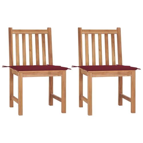WDGJJFECNMUEHI balkonstühle klappstuhl Balkon Garten Sessel schaukelstuhlGartenstühle 2 STK. mit Kissen Massivholz TeakGeeignet für Gärten, Terrassen und Balkone WDGJJFECNMUEHI balkonstühle klappstuhl Balkon Garten Sessel schaukelstuhlGartenstühle 2 STK. mit Kissen Massivholz TeakGeeignet für Gärten, Terrassen und Balkone von WDGJJFECNMUEHI
