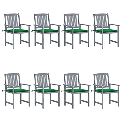 WDGJJFECNMUEHI balkonstühle klappstuhl Balkon Garten Sessel schaukelstuhlGartenstühle mit Kissen 8 STK. Massivholz Akazie GrauGeeignet für Gärten, Terrassen und Balkone WDGJJFECNMUEHI balkonstühle klappstuhl Balkon Garten Sessel schaukelstuhlGartenstühle mit Kissen 8 STK. Massivholz Akazie GrauGeeignet für Gärten, Terrassen und Balkone von WDGJJFECNMUEHI