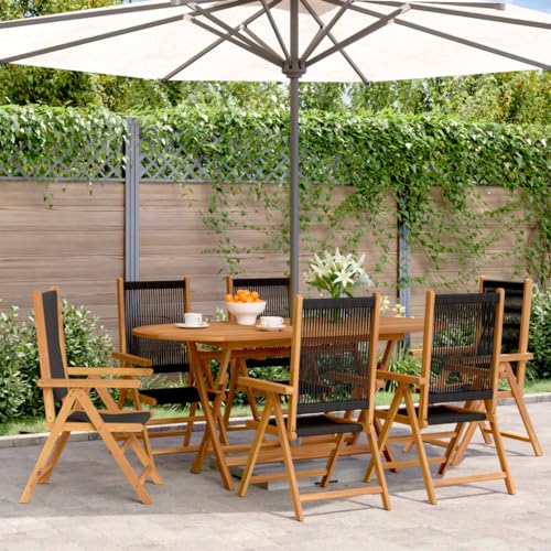 WDGJJFECNMUEHI balkonstühle wetterfest Sessel für balkonGartenstuhl Verstellbar 6 STK. Schwarz Massivholz AkazieGeeignet für Gärten, Terrassen und Balkone WDGJJFECNMUEHI balkonstühle wetterfest Sessel für balkonGartenstuhl Verstellbar 6 STK. Schwarz Massivholz AkazieGeeignet für Gärten, Terrassen und Balkone von WDGJJFECNMUEHI