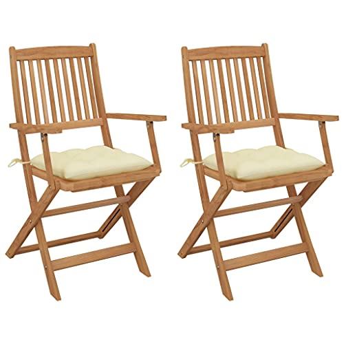 WDGJJFECNMUEHI balkonstuhl klappbar balkonstühle klappbarKlappbare Gartenstühle 2 STK. mit Kissen Massivholz AkazieGeeignet für Gärten, Terrassen und Balkone WDGJJFECNMUEHI balkonstuhl klappbar balkonstühle klappbarKlappbare Gartenstühle 2 STK. mit Kissen Massivholz AkazieGeeignet für Gärten, Terrassen und Balkone von WDGJJFECNMUEHI