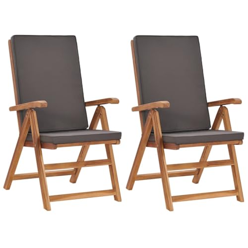 WDGJJFECNMUEHI campingstühle und Tisch gartenmöbel aluGarten-Liegestühle 2 STK. mit Auflagen Massivholz Teak GrauGeeignet für Gärten, Terrassen und Balkone WDGJJFECNMUEHI campingstühle und Tisch gartenmöbel aluGarten-Liegestühle 2 STK. mit Auflagen Massivholz Teak GrauGeeignet für Gärten, Terrassen und Balkone von WDGJJFECNMUEHI