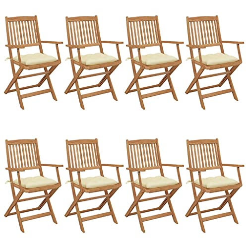 WDGJJFECNMUEHI campingstuhl klappbar balkonstuhlKlappbare Gartenstühle 8 STK. mit Kissen Massivholz AkazieGeeignet für Gärten, Terrassen und Balkone WDGJJFECNMUEHI campingstuhl klappbar balkonstuhlKlappbare Gartenstühle 8 STK. mit Kissen Massivholz AkazieGeeignet für Gärten, Terrassen und Balkone von WDGJJFECNMUEHI