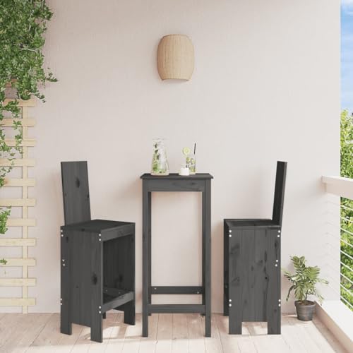 WDGJJFECNMUEHI eisenstuhl klappbare campingstühleBarhocker 2 STK. Grau 40x42x120 cm Massivholz KieferGeeignet für Gärten, Terrassen und Balkone WDGJJFECNMUEHI eisenstuhl klappbare campingstühleBarhocker 2 STK. Grau 40x42x120 cm Massivholz KieferGeeignet für Gärten, Terrassen und Balkone von WDGJJFECNMUEHI