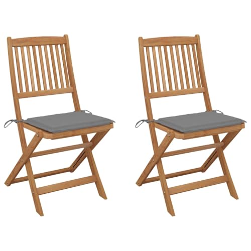 WDGJJFECNMUEHI gartenklappstuhl Sessel balkonKlappbare Gartenstühle 2 STK. mit Kissen Massivholz AkazieGeeignet für Gärten, Terrassen und Balkone WDGJJFECNMUEHI gartenklappstuhl Sessel balkonKlappbare Gartenstühle 2 STK. mit Kissen Massivholz AkazieGeeignet für Gärten, Terrassen und Balkone von WDGJJFECNMUEHI