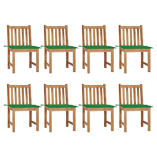 WDGJJFECNMUEHI gartenmöbel Kunststoff stühle balkonGartenstühle 8 STK. mit Kissen Massivholz TeakGeeignet für Gärten, Terrassen und Balkone WDGJJFECNMUEHI gartenmöbel Kunststoff stühle balkonGartenstühle 8 STK. mit Kissen Massivholz TeakGeeignet für Gärten, Terrassen und Balkone von WDGJJFECNMUEHI