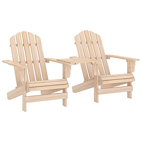 WDGJJFECNMUEHI gartenstühle Plastik gartenstuhl mit tischAdirondack-Gartenstühle mit Tisch Massivholz TanneGeeignet für Gärten, Terrassen und Balkone von WDGJJFECNMUEHI