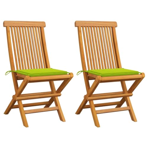 WDGJJFECNMUEHI gartenstühle Plastik gartenstuhl mit tischGartenstühle mit Hellgrünen Kissen 2 STK. Massivholz Teak Geeignet für Gärten, Terrassen und Balkone WDGJJFECNMUEHI gartenstühle Plastik gartenstuhl mit tischGartenstühle mit Hellgrünen Kissen 2 STK. Massivholz Teak Geeignet für Gärten, Terrassen und Balkone von WDGJJFECNMUEHI