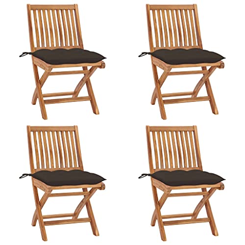 WDGJJFECNMUEHI gartenstühle Plastik gartenstuhl mit tischKlappbare Gartenstühle mit Kissen 4 STK. Massivholz TeakGeeignet für Gärten, Terrassen und Balkone WDGJJFECNMUEHI gartenstühle Plastik gartenstuhl mit tischKlappbare Gartenstühle mit Kissen 4 STK. Massivholz TeakGeeignet für Gärten, Terrassen und Balkone von WDGJJFECNMUEHI