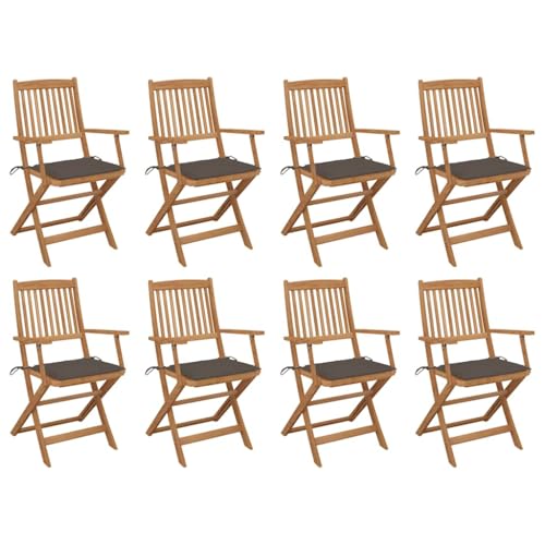 WDGJJFECNMUEHI gartenstühle Plastik gartenstuhl mit tischKlappbare Gartenstühle mit Kissen 8 STK. Massivholz AkazieGeeignet für Gärten, Terrassen und Balkone WDGJJFECNMUEHI gartenstühle Plastik gartenstuhl mit tischKlappbare Gartenstühle mit Kissen 8 STK. Massivholz AkazieGeeignet für Gärten, Terrassen und Balkone von WDGJJFECNMUEHI
