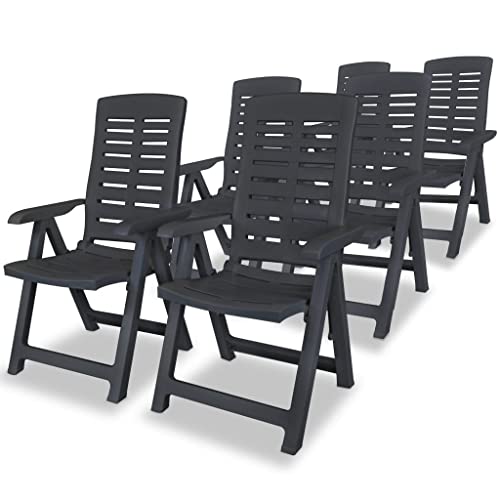 WDGJJFECNMUEHI gartenstühle Set klappstuhl alu hochlehnerGarten-Liegestühle 6 STK. AnthrazitGeeignet für Gärten, Terrassen und Balkone WDGJJFECNMUEHI gartenstühle Set klappstuhl alu hochlehnerGarten-Liegestühle 6 STK. AnthrazitGeeignet für Gärten, Terrassen und Balkone von WDGJJFECNMUEHI