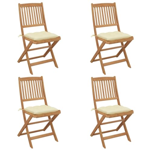 WDGJJFECNMUEHI gartenstühle Set klappstuhl alu hochlehnerKlappbare Gartenstühle 4 STK. mit Kissen Massivholz AkazieGeeignet für Gärten, Terrassen und Balkone WDGJJFECNMUEHI gartenstühle Set klappstuhl alu hochlehnerKlappbare Gartenstühle 4 STK. mit Kissen Massivholz AkazieGeeignet für Gärten, Terrassen und Balkone von WDGJJFECNMUEHI