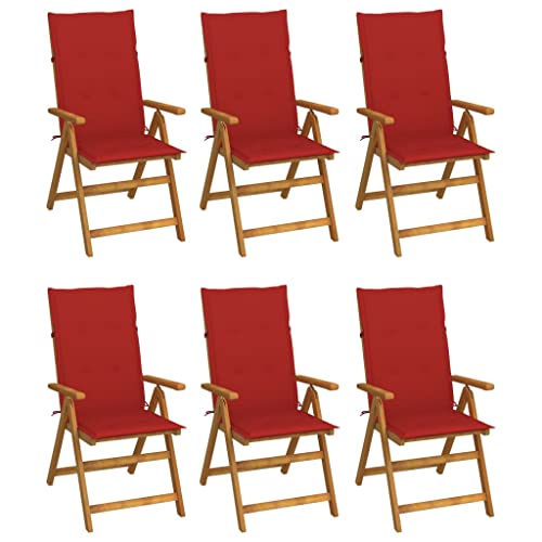 WDGJJFECNMUEHI gartenstühle alu stapelbar klappstuhl hochlehnerKlappbare Gartenstühle 6 STK. mit Auflagen Massivholz AkazieGeeignet für Gärten, Terrassen und Balkone WDGJJFECNMUEHI gartenstühle alu stapelbar klappstuhl hochlehnerKlappbare Gartenstühle 6 STK. mit Auflagen Massivholz AkazieGeeignet für Gärten, Terrassen und Balkone von WDGJJFECNMUEHI
