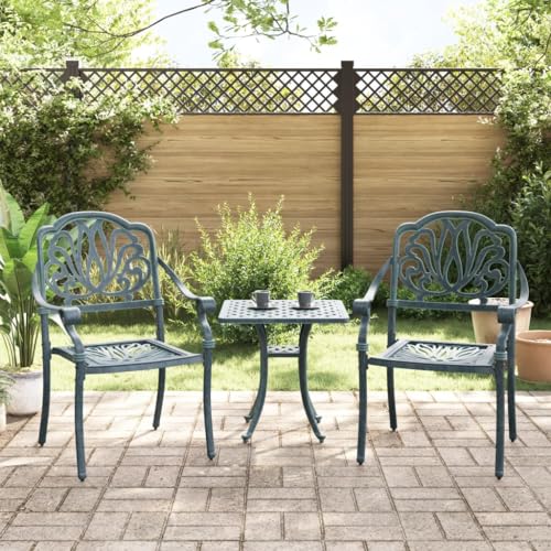 WDGJJFECNMUEHI gartenstühle stapelbar stapelstuhl gartenGartenstühle 2 STK. Grün AluminiumgussGeeignet für Gärten, Terrassen und Balkone WDGJJFECNMUEHI gartenstühle stapelbar stapelstuhl gartenGartenstühle 2 STK. Grün AluminiumgussGeeignet für Gärten, Terrassen und Balkone von WDGJJFECNMUEHI