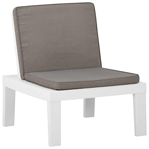 WDGJJFECNMUEHI gartenstuhl Outdoor stühleGarten-Lounge-Stuhl mit Auflage Kunststoff WeißGeeignet für Gärten, Terrassen und Balkone WDGJJFECNMUEHI gartenstuhl Outdoor stühleGarten-Lounge-Stuhl mit Auflage Kunststoff WeißGeeignet für Gärten, Terrassen und Balkone von WDGJJFECNMUEHI