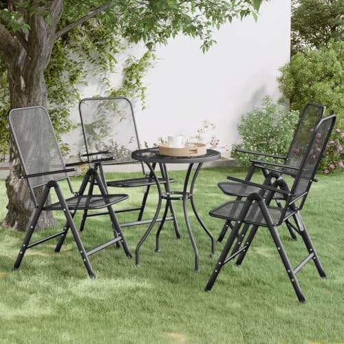WDGJJFECNMUEHI gartenstuhl Outdoor stühleKlappbare Gartenstühle 4 STK. Streckgitter AnthrazitGeeignet für Gärten, Terrassen und Balkone WDGJJFECNMUEHI gartenstuhl Outdoor stühleKlappbare Gartenstühle 4 STK. Streckgitter AnthrazitGeeignet für Gärten, Terrassen und Balkone von WDGJJFECNMUEHI