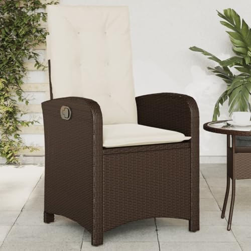 WDGJJFECNMUEHI gartenstuhl hochlehner stapelbar klappbarer stuhlGartensessel Verstellbar mit Kissen Braun Poly RattanGeeignet für Gärten, Terrassen und Balkone WDGJJFECNMUEHI gartenstuhl hochlehner stapelbar klappbarer stuhlGartensessel Verstellbar mit Kissen Braun Poly RattanGeeignet für Gärten, Terrassen und Balkone von WDGJJFECNMUEHI