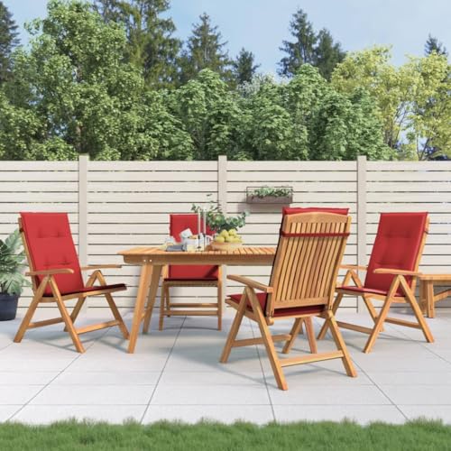WDGJJFECNMUEHI gartenstuhl hochlehner stapelbar klappbarer stuhlGartenstühle mit Kissen 4 STK. Massivholz TeakGeeignet für Gärten, Terrassen und Balkone WDGJJFECNMUEHI gartenstuhl hochlehner stapelbar klappbarer stuhlGartenstühle mit Kissen 4 STK. Massivholz TeakGeeignet für Gärten, Terrassen und Balkone von WDGJJFECNMUEHI
