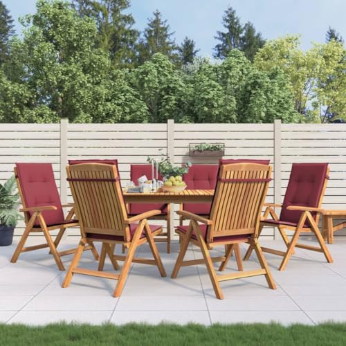 WDGJJFECNMUEHI gartenstuhl mit liegefunktion gartenstühle rattanGartenstühle mit Kissen 6 STK. Massivholz TeakGeeignet für Gärten, Terrassen und Balkone WDGJJFECNMUEHI gartenstuhl mit liegefunktion gartenstühle rattanGartenstühle mit Kissen 6 STK. Massivholz TeakGeeignet für Gärten, Terrassen und Balkone von WDGJJFECNMUEHI