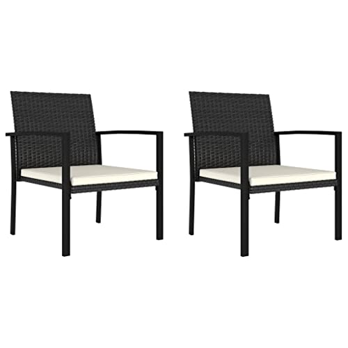 WDGJJFECNMUEHI hängesessel Gestell Balcony furnitureGarten-Essstühle 2 STK. Poly Rattan SchwarzGeeignet für Gärten, Terrassen und Balkone WDGJJFECNMUEHI hängesessel Gestell Balcony furnitureGarten-Essstühle 2 STK. Poly Rattan SchwarzGeeignet für Gärten, Terrassen und Balkone von WDGJJFECNMUEHI
