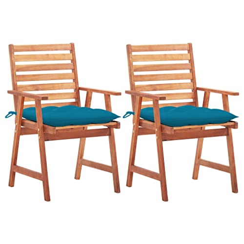WDGJJFECNMUEHI hängesessel Gestell Balcony furnitureGarten-Essstühle 2 STK. mit Kissen Massivholz Akazie Geeignet für Gärten, Terrassen und Balkone WDGJJFECNMUEHI hängesessel Gestell Balcony furnitureGarten-Essstühle 2 STK. mit Kissen Massivholz Akazie Geeignet für Gärten, Terrassen und Balkone von WDGJJFECNMUEHI