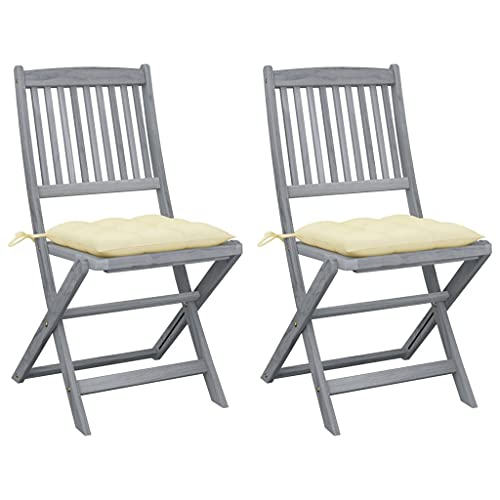 WDGJJFECNMUEHI hängesessel Gestell Balcony furnitureKlappbare Gartenstühle 2 STK. mit Kissen Massivholz AkazieGeeignet für Gärten, Terrassen und Balkone WDGJJFECNMUEHI hängesessel Gestell Balcony furnitureKlappbare Gartenstühle 2 STK. mit Kissen Massivholz AkazieGeeignet für Gärten, Terrassen und Balkone von WDGJJFECNMUEHI