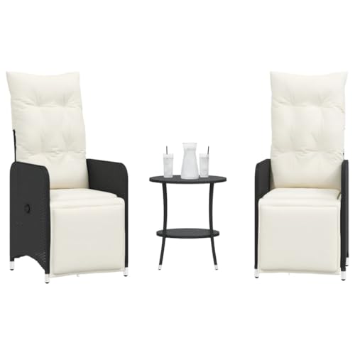 WDGJJFECNMUEHI hängesessel mit Gestell hängesessel ohne gestellOutdoor-Lehnstühle 2 STK. mit Tisch Schwarz Poly-RattanGeeignet für Gärten, Terrassen und Balkone WDGJJFECNMUEHI hängesessel mit Gestell hängesessel ohne gestellOutdoor-Lehnstühle 2 STK. mit Tisch Schwarz Poly-RattanGeeignet für Gärten, Terrassen und Balkone von WDGJJFECNMUEHI