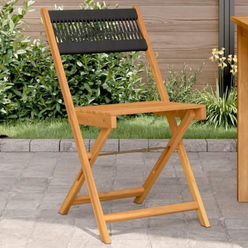 WDGJJFECNMUEHI hochlehner Garten klappstuhl Stuhl klappbar Garten stühleBistrostühle 2 STK. Schwarz Massivholz Akazie und KordelGeeignet für Gärten, Terrassen und Balkone WDGJJFECNMUEHI hochlehner Garten klappstuhl Stuhl klappbar Garten stühleBistrostühle 2 STK. Schwarz Massivholz Akazie und KordelGeeignet für Gärten, Terrassen und Balkone von WDGJJFECNMUEHI