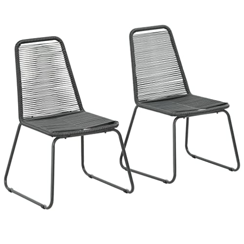 WDGJJFECNMUEHI hochlehner gartenstuhl gartenstühle hochlehnerGartenstühle 2 STK. Poly Rattan SchwarzGeeignet für Gärten, Terrassen und Balkone WDGJJFECNMUEHI hochlehner gartenstuhl gartenstühle hochlehnerGartenstühle 2 STK. Poly Rattan SchwarzGeeignet für Gärten, Terrassen und Balkone von WDGJJFECNMUEHI