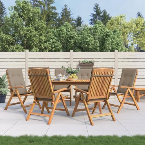 WDGJJFECNMUEHI klappstuhl Garten Balkon sesselGartenstühle mit Kissen 6 STK. Massivholz TeakGeeignet für Gärten, Terrassen und Balkone WDGJJFECNMUEHI klappstuhl Garten Balkon sesselGartenstühle mit Kissen 6 STK. Massivholz TeakGeeignet für Gärten, Terrassen und Balkone von WDGJJFECNMUEHI