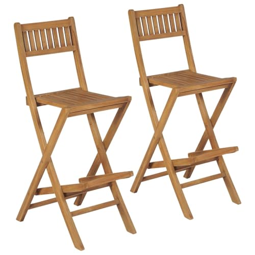 WDGJJFECNMUEHI klappstuhl Garten Balkon sesselKlappbare Garten-Barhocker 2 STK. Massivholz TeakGeeignet für Gärten, Terrassen und Balkone WDGJJFECNMUEHI klappstuhl Garten Balkon sesselKlappbare Garten-Barhocker 2 STK. Massivholz TeakGeeignet für Gärten, Terrassen und Balkone von WDGJJFECNMUEHI