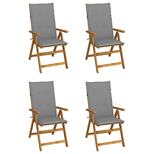 WDGJJFECNMUEHI klappstuhl Outdoor terassenstuhl außenHochlehner Verstellbar 4 STK. mit Auflagen Massivholz AkazieGeeignet für Gärten, Terrassen und Balkone WDGJJFECNMUEHI klappstuhl Outdoor terassenstuhl außenHochlehner Verstellbar 4 STK. mit Auflagen Massivholz AkazieGeeignet für Gärten, Terrassen und Balkone von WDGJJFECNMUEHI