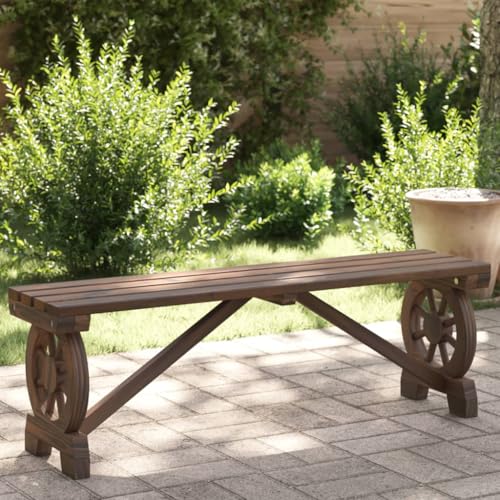 WDGJJFECNMUEHI metallstuhl gartenstuhl verstellbarGartenbank 115 cm Massivholz TanneGeeignet für Gärten, Terrassen und Balkone von WDGJJFECNMUEHI