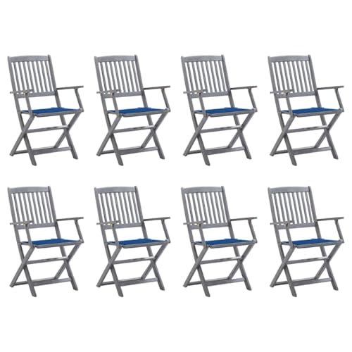 WDGJJFECNMUEHI metallstuhl gartenstuhl verstellbarKlappbare Gartenstühle 8 STK. mit Kissen Massivholz AkazieGeeignet für Gärten, Terrassen und Balkone WDGJJFECNMUEHI metallstuhl gartenstuhl verstellbarKlappbare Gartenstühle 8 STK. mit Kissen Massivholz AkazieGeeignet für Gärten, Terrassen und Balkone von WDGJJFECNMUEHI