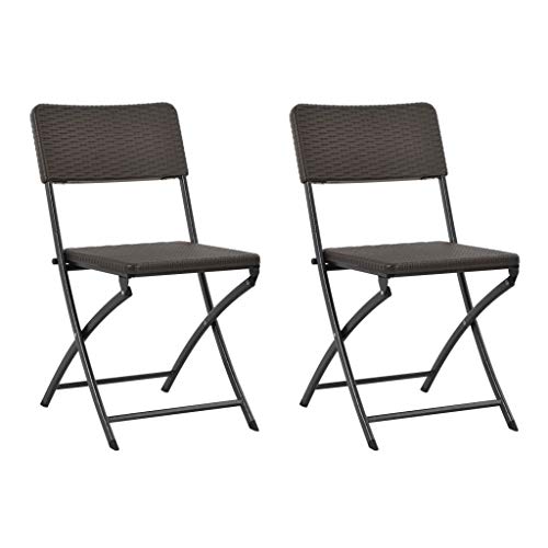 WDGJJFECNMUEHI terassenstuhl stapelstuhl outdoorKlappbare Gartenstühle 2 STK. HDPE und Stahl BraunGeeignet für Gärten, Terrassen und Balkone WDGJJFECNMUEHI terassenstuhl stapelstuhl outdoorKlappbare Gartenstühle 2 STK. HDPE und Stahl BraunGeeignet für Gärten, Terrassen und Balkone von WDGJJFECNMUEHI