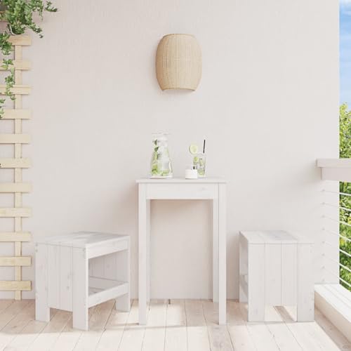 WDGJJFECNMUEHI terrassenstuhl Balkon klappstuhlGartenhocker 2 STK. Weiß 40x36x45 cm Massivholz KieferGeeignet für Gärten, Terrassen und Balkone WDGJJFECNMUEHI terrassenstuhl Balkon klappstuhlGartenhocker 2 STK. Weiß 40x36x45 cm Massivholz KieferGeeignet für Gärten, Terrassen und Balkone von WDGJJFECNMUEHI